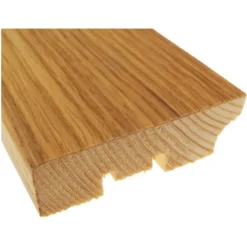 Sockelleiste Eiche Furniert 58 Mm X 16 Mm Länge 2400 Mm