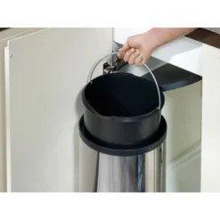 Einbau-Mülleimer 15 L Rund Edelstahl -Wenko Astra Geschaft 602385 picture2