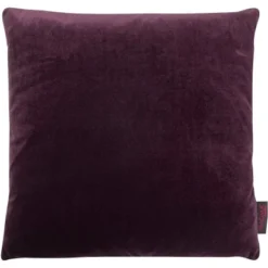 Magma Samtkissen Weinrot Zweifarbig 40 Cm X 40 Cm