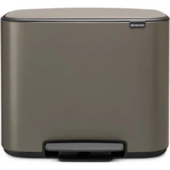 Brabantia Treteimer Bo 11 + 23 L Platinum