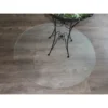 Bodenschutzmatte Ohne Noppen Rund Ø 90 Cm Transparent