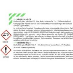 Arvox Pro Reiniger Holz 1 L -Wenko Astra Geschaft 653472 3796 Hazard