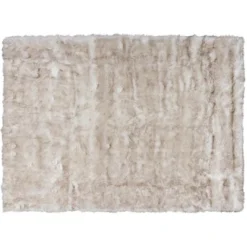 Kayoom Schaffell Imitat Crown 110 Weiß-Braun 120 Cm X 170 Cm