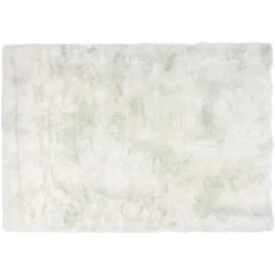 Kayoom Schaffell Imitat Crown 110 Weiß-Puderblau 120 Cm X 170 Cm