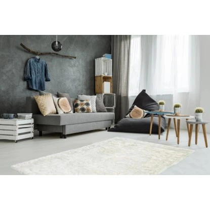 Kayoom Schaffell Imitat Crown 110 Weiß-Puderblau 120 Cm X 170 Cm 4 Kayoom Schaffell Imitat Crown 110 Weiß-Puderblau 120 Cm X 170 Cm – Bild 4