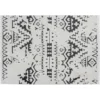 Kayoom Teppich Agadir 110 Weiß-Schwarz 120 Cm X 170 Cm