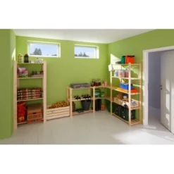 Holz-Schraubregal FSC® 170 Cm X 80 Cm X 30 Cm Natur -Wenko Astra Geschaft 662 2137 HolzRegalsystem 2 1