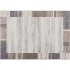 Kayoom Teppich Falkland Darwin Beige-Silber 160 Cm X 230 Cm