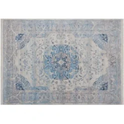Kayoom Teppich Tibet Nagqu Blau 120 Cm X 170 Cm