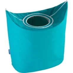 Wenko Wäschesammler & -korb Donkey Petrol 48 L 54 Cm X 54 Cm X 31 Cm
