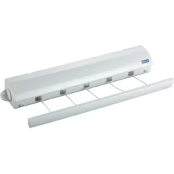 Wenko Wand-Wäscheleinen Ausziehbar Weiß 7 Cm X 47,5 Cm X 7 Cm