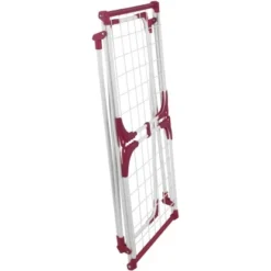 Wenko Wäscheständer Summer Dry Weiß-Pink 76 Cm X 153 Cm X 46 Cm