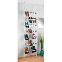 Wenko Teleskop Schuhregal Atlas Weiß-Grau -Wenko Astra Geschaft 687023 1068 4