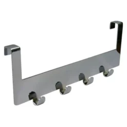 Siro Türgarderobe 1977 Metall Chrom Glänzend Länge 255 Mm 4 Haken 10 Siro Türgarderobe 1977 Metall Chrom Glänzend Länge 255 Mm 4 Haken -Wenko Astra Geschaft 689267 3567