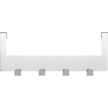 Siro Türgarderobe 1977 Metall Chrom Glänzend Länge 255 Mm 4 Haken 2 Siro Türgarderobe 1977 Metall Chrom Glänzend Länge 255 Mm 4 Haken – Bild 2