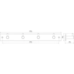 Siro Hakenleiste 1890 Edelstahl Länge 322 Mm 4 Haken 15 Siro Hakenleiste 1890 Edelstahl Länge 322 Mm 4 Haken -Wenko Astra Geschaft 689280 3567 8TZ