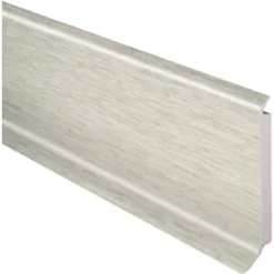Sockelleiste Hartschaumkern Hellgrau 60 Mm X 14,4 Mm X 2500 Mm