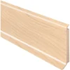 Sockelleiste Hartschaumkern Ahorn 60 Mm X 14,4 Mm X 2500 Mm