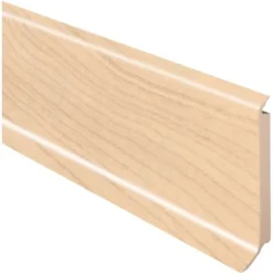 Sockelleiste Hartschaumkern Ahorn 60 Mm X 14,4 Mm X 2500 Mm