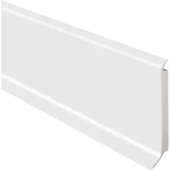 Sockelleiste Hartschaumkern Weiß 60 Mm X 14,4 Mm X 2500 Mm