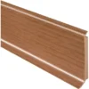 Sockelleiste Hartschaumkern Nussbaum 60 Mm X 14,4 Mm X 2500 Mm