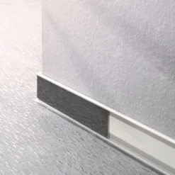 Sockelleiste Kunststoff Einschub-Vinylboden Silber 58 Mm X 11,8 Mm X 2500 Mm