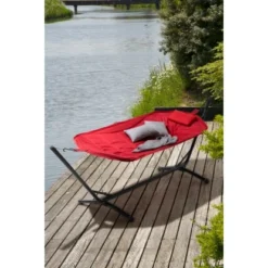 Siena Garden Hängematte Panama Stahl 305 Cm X 105 Cm X 104 Cm Rot -Wenko Astra Geschaft 721031 1346 13