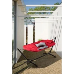 Siena Garden Hängematte Panama Stahl 305 Cm X 105 Cm X 104 Cm Rot -Wenko Astra Geschaft 721031 1346 14