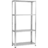 Metall-Steckregal Verzinkt 150 Cm X 75 Cm X 30 Cm