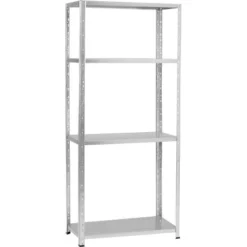 Metall-Steckregal ST 80/60 Verzinkt 180 Cm X 80 Cm X 40 Cm