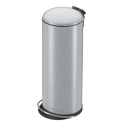 Hailo Tret-Mülleimer Trento Topdesign 26 L Silber