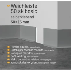 Weichsockelleiste Eiche Rustikal Selbstklebend 50 Mm X 15 Mm Länge 10000 Mm -Wenko Astra Geschaft 755167 2030 02
