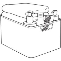 Best Freizeitmöbel Aufbewahrungsboxen Curver Style 3-er Set Dunkelbraun M -Wenko Astra Geschaft 757161 3271 2