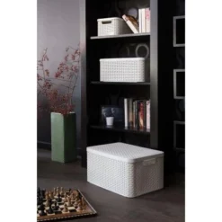 Best Freizeitmöbel Aufbewahrungsboxen Curver Style 3-er Set Creme L Mit Deckel -Wenko Astra Geschaft 757162 3271 11