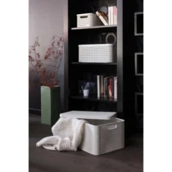 Best Freizeitmöbel Aufbewahrungsboxen Curver Style 3-er Set Creme S + M + L -Wenko Astra Geschaft 757165 3271 12