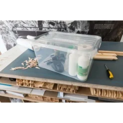 Best Freizeitmöbel Aufbewahrungsboxen Curver Handy+ 3-er Set Transparent 50 L -Wenko Astra Geschaft 757180 3271 9