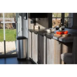 Curver Decobin Mülleimer 40 L Mit Drücker Silber Metallic 12 Curver Decobin Mülleimer 40 L Mit Drücker Silber Metallic -Wenko Astra Geschaft 757195 3271 10