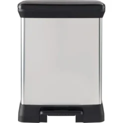 Curver Decobin Duo Mülleimer 30 L Mit Fußpedal Silber Metallic 19 Curver Decobin Duo Mülleimer 30 L Mit Fußpedal Silber Metallic -Wenko Astra Geschaft 757200 3271 2