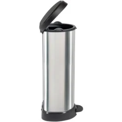Curver Decobin Mülleimer 40 L Mit Fußpedal Silber Metallic 24 Curver Decobin Mülleimer 40 L Mit Fußpedal Silber Metallic -Wenko Astra Geschaft 757208 3271 7