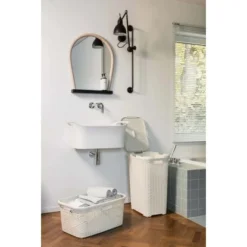 Best Freizeitmöbel Wäschekorb + Wäschebox Curver Style Creme 45 L + 60 L -Wenko Astra Geschaft 757209 3271 13