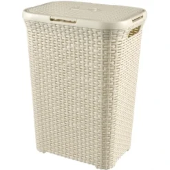 Best Freizeitmöbel Wäschekorb + Wäschebox Curver Style Creme 45 L + 60 L -Wenko Astra Geschaft 757209 3271 2