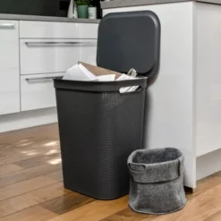 Rotho Wäschesammler Brisen 50 L Anthrazit -Wenko Astra Geschaft 7610859199096 1516 2 1