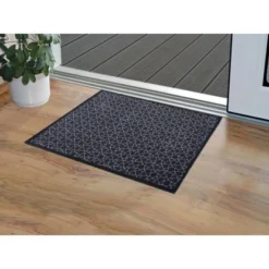Sauberlaufmatte Waben Schwarz-Weiß 50 Cm X 75 Cm -Wenko Astra Geschaft 7871188826 2137 AB01180619