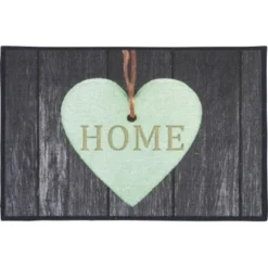 Sauberlaufmatte Home Grün 40 Cm X 60 Cm