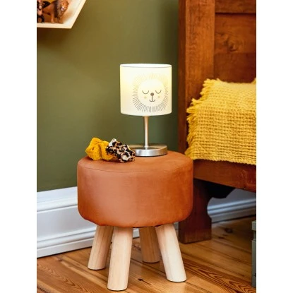 Kinder-Hocker Safari Adventure Orange Ø 30 Cm X 30 Cm 2 Kinder-Hocker Safari Adventure Orange Ø 30 Cm X 30 Cm – Bild 2