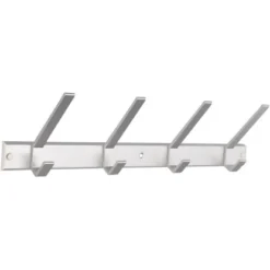 Siro Hakenleiste 1673 Metall Aluminium Matt Länge 450 Mm 4 Haken