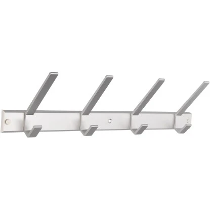 Siro Hakenleiste 1673 Metall Aluminium Matt Länge 450 Mm 4 Haken 1 Siro Hakenleiste 1673 Metall Aluminium Matt Länge 450 Mm 4 Haken