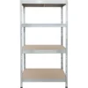 Ar Shelving Schwerlast-Steckregal Rivet 180 Cm X 90 Cm X 45 Cm 4 Böden Verzinkt