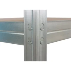 Ar Shelving Schwerlast-Steckregal Rivet 180 Cm X 120 Cm X 45 Cm 4 Böden Verzinkt -Wenko Astra Geschaft 833111 6