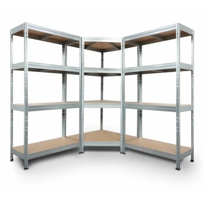 Ar Shelving Eck-Schwerlast-Steckregal Rivet Corner 180 Cm X 90 Cm X 90 Cm X 45 C 8 Ar Shelving Eck-Schwerlast-Steckregal Rivet Corner 180 Cm X 90 Cm X 90 Cm X 45 C – Bild 8